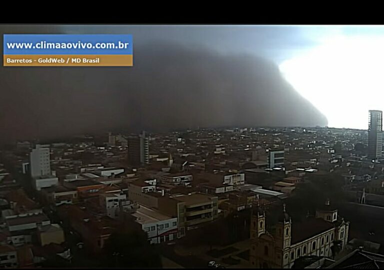 Tempestade de areia atinge cidades do interior de São Paulo