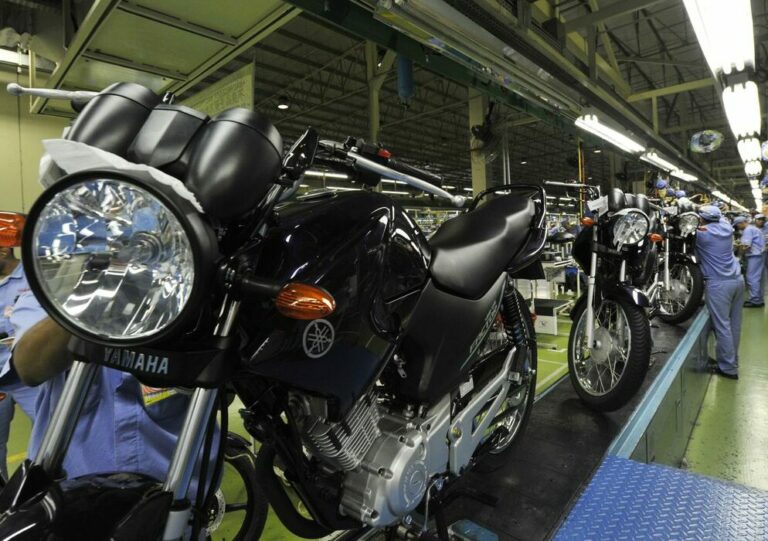 Produção de motocicletas cai 11,9% em setembro