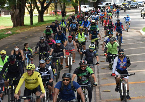 Detran promove 1° passeio ciclístico do ano em Samambaia