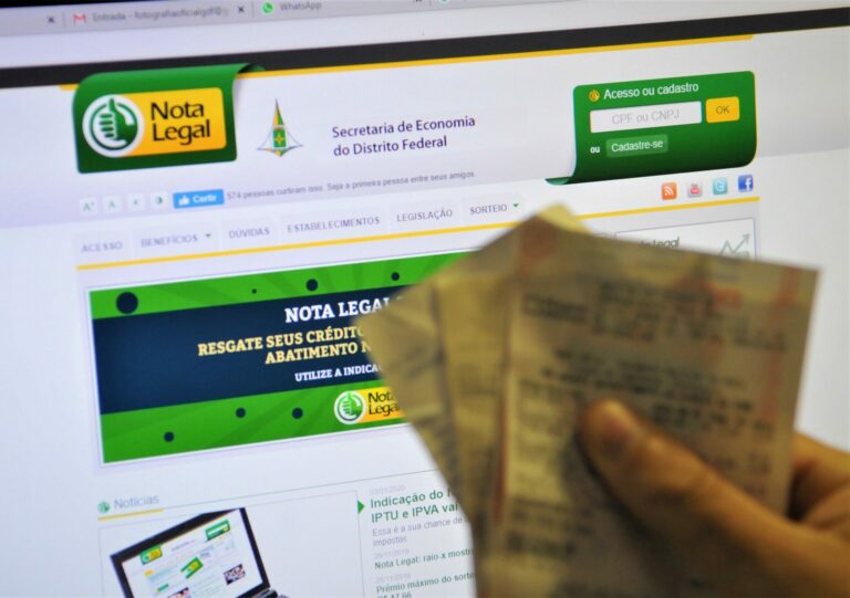 Quer entrar no sorteio do Nota Legal? Habilitação vai até 25 de abril