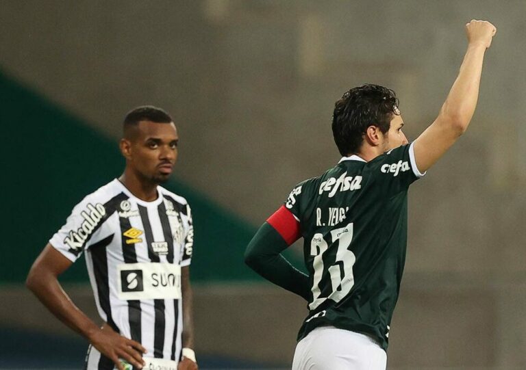 Palmeiras bate Santos e deslancha em 1º lugar no Grupo C do Paulistão