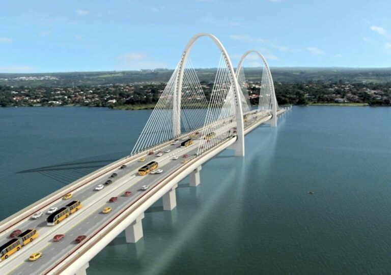 Nova Saída Norte terá duas pontes sobre o Lago Paranoá