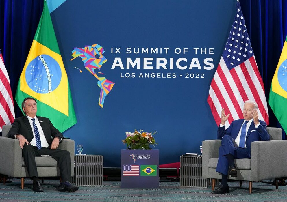 Presidentes Bolsonaro e Biden fazem reunião bilateral nos EUA