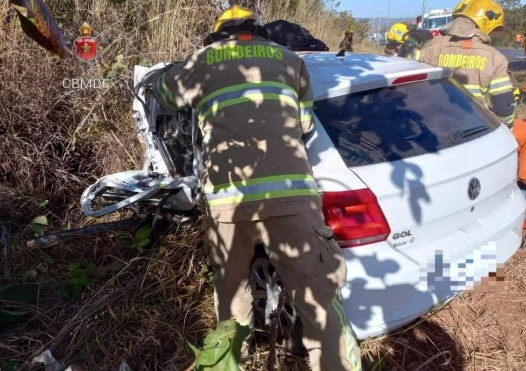 Colisão Frontal em Planaltina deixa uma pessoa morta e três feridas