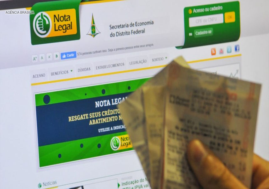 Primeiro sorteio do Nota Legal em 2022 será realizado nesta terça (28)