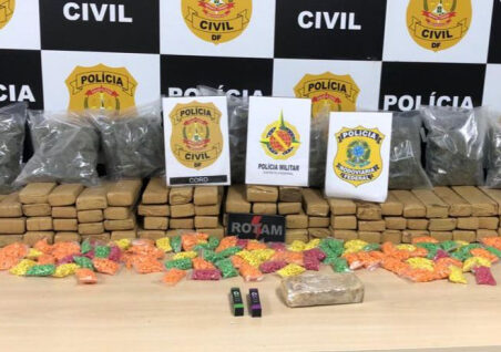 Operação integrada apreende 2 mil comprimidos de ecstasy, 65 kg de maconha e quatro de skunk