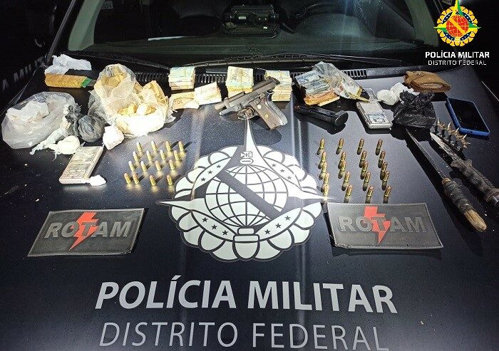 PMDF apreende drogas e arma na Estrutural