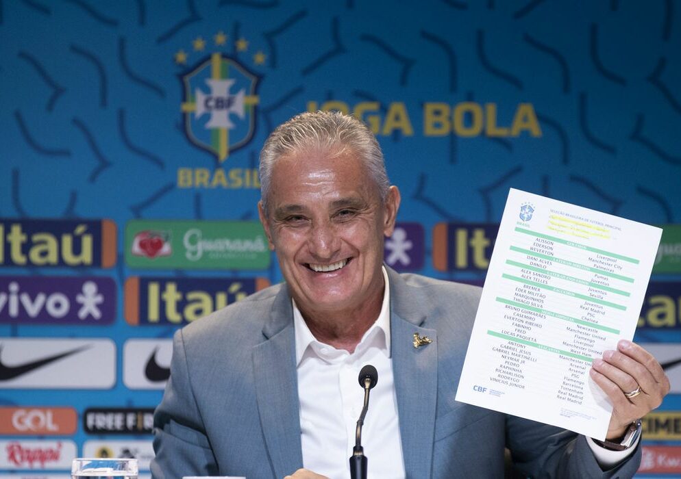 Com 15 estreantes em Copas, Tite convoca Brasil para o Mundial