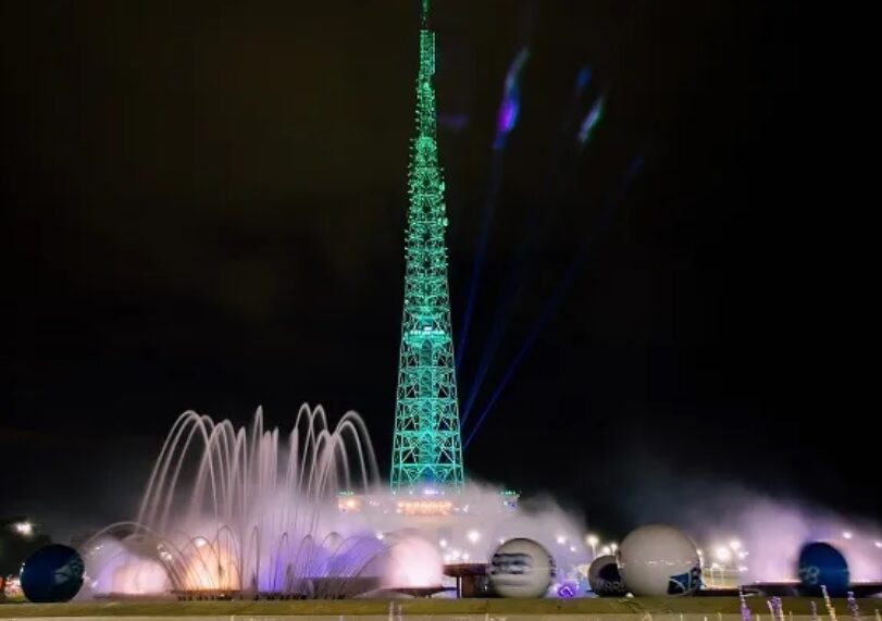 Torre de TV inaugura neste domingo 18 luzes de Natal