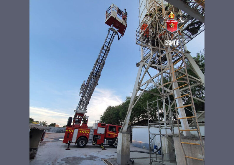 Acidente de trabalho no SIA causa fratura em perna de operário