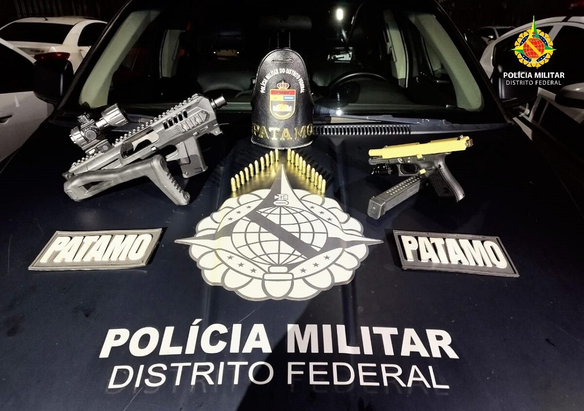 PMDF apreende 4 armas neste fim de semana no DF