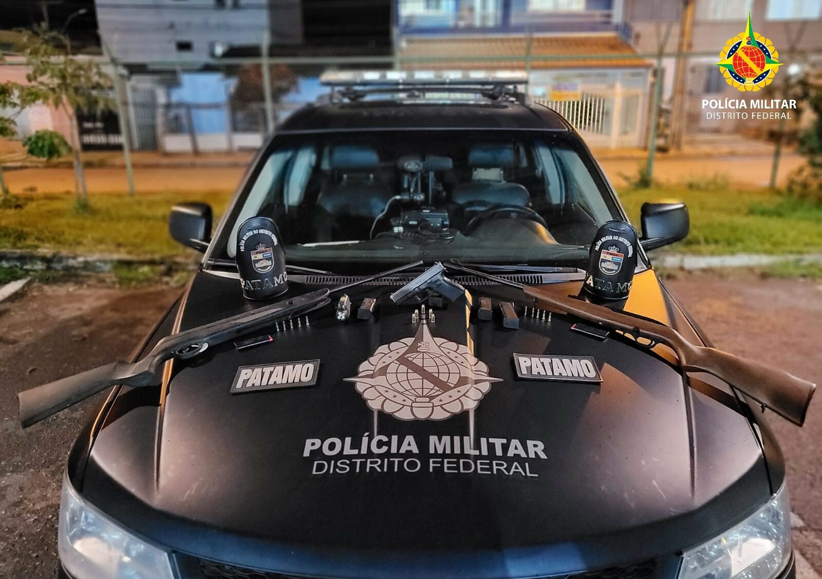 PMDF prende homem envolvido no assalto ao banco central com três armas de fogo