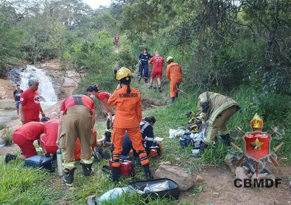 Adolescente se afoga ao pular em cachoeira no Córrego da Coruja em Ceilândia