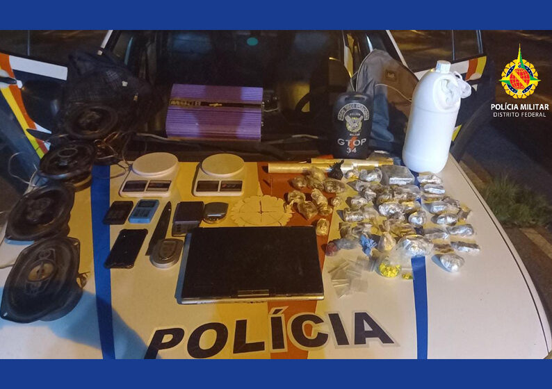 Adolescente de 16 anos é detido com mais de 1 kg de maconha