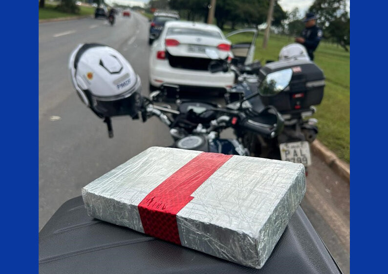 PMDF prende traficante com dois kg de cocaína no Sudoeste