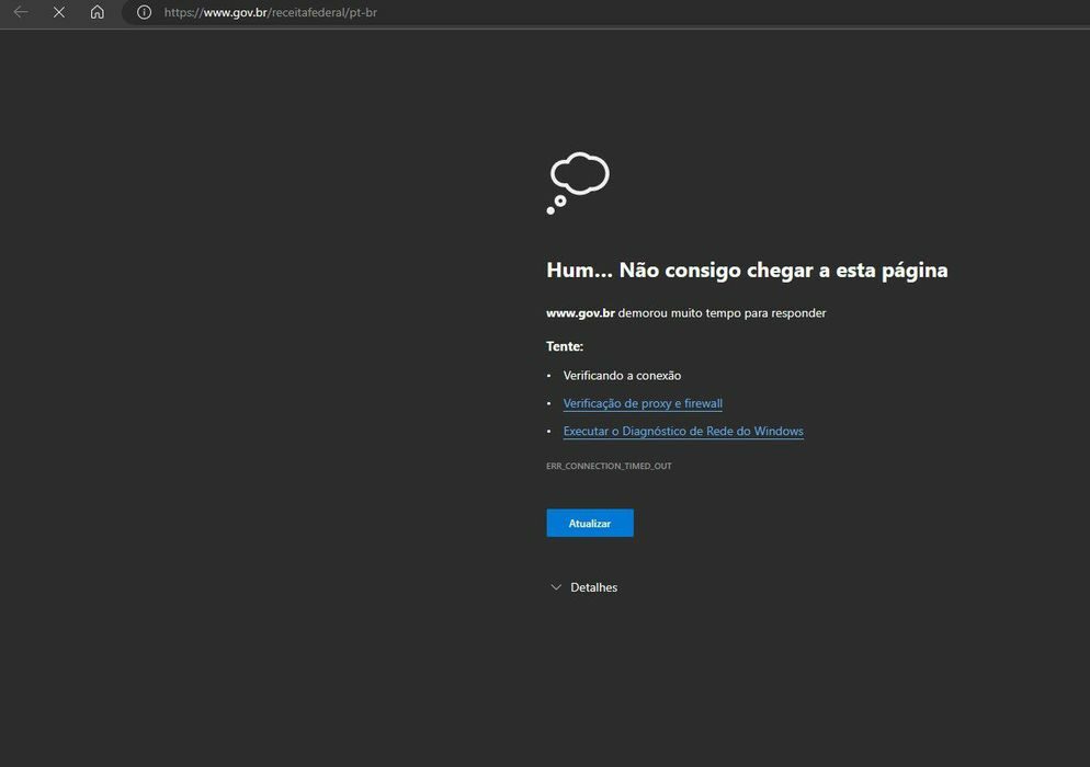 Site da Receita fica instável após grande volume de consultas