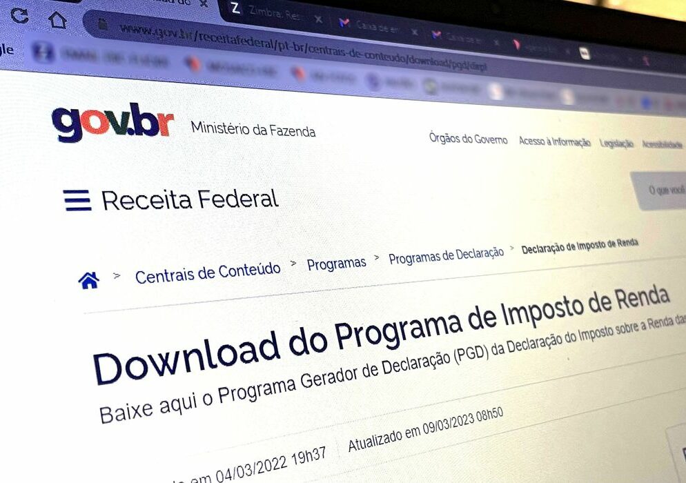 Prazo para entrega do Imposto de Renda 2023 termina dia 31