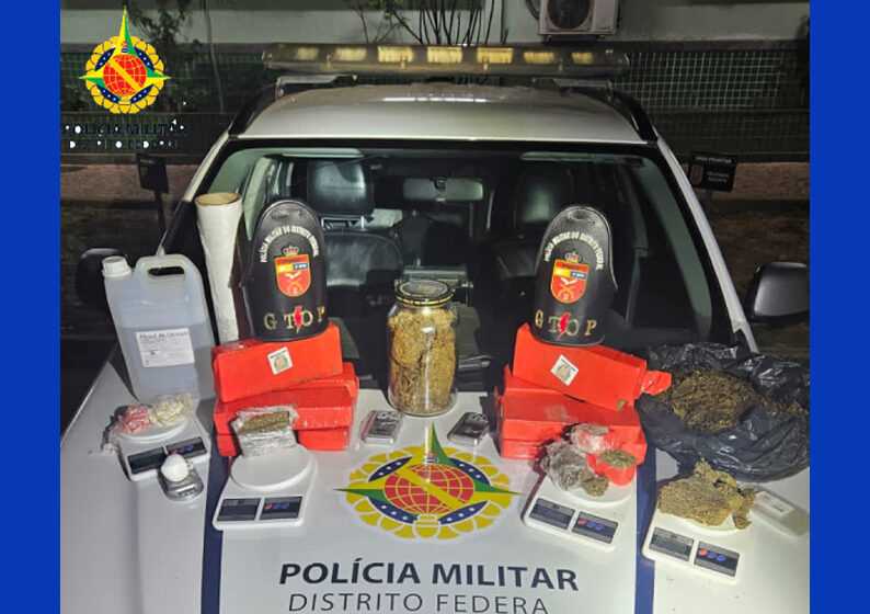 Polícia desmantela laboratório clandestino de refino de drogas no Recanto das Emas