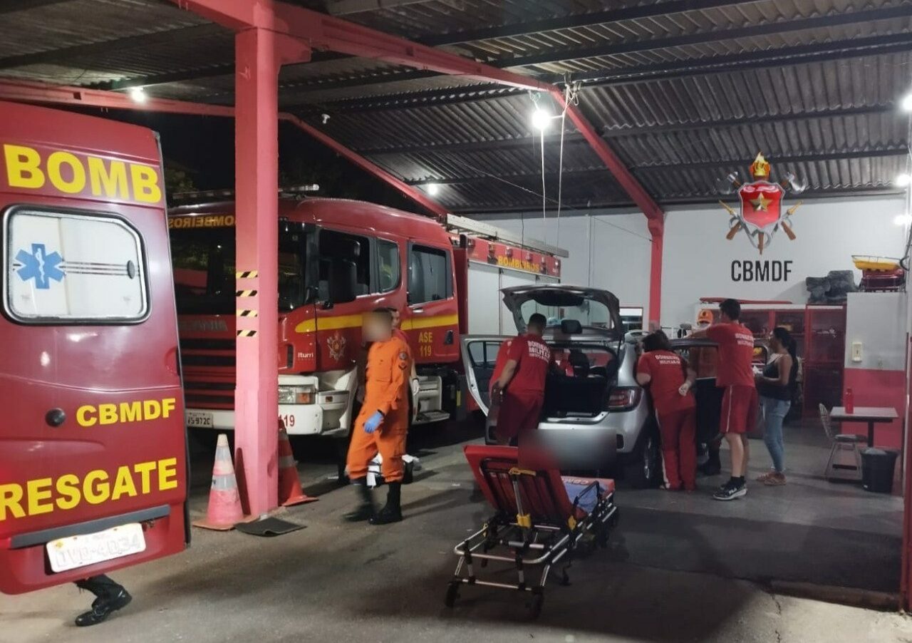 Mulher tem parto realizado em unidade do Corpo de Bombeiros na Candangolândia