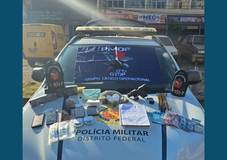 PMDF prende traficante em Taguatinga