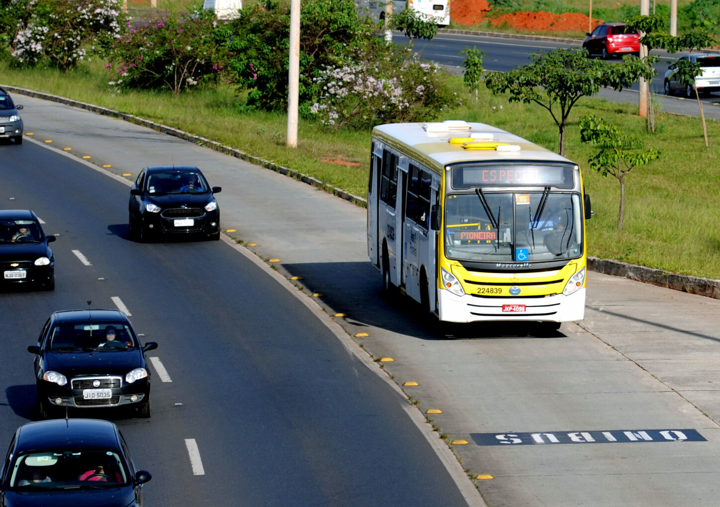 EPTG volta a ter faixa exclusiva para transporte público nesta terça (15)