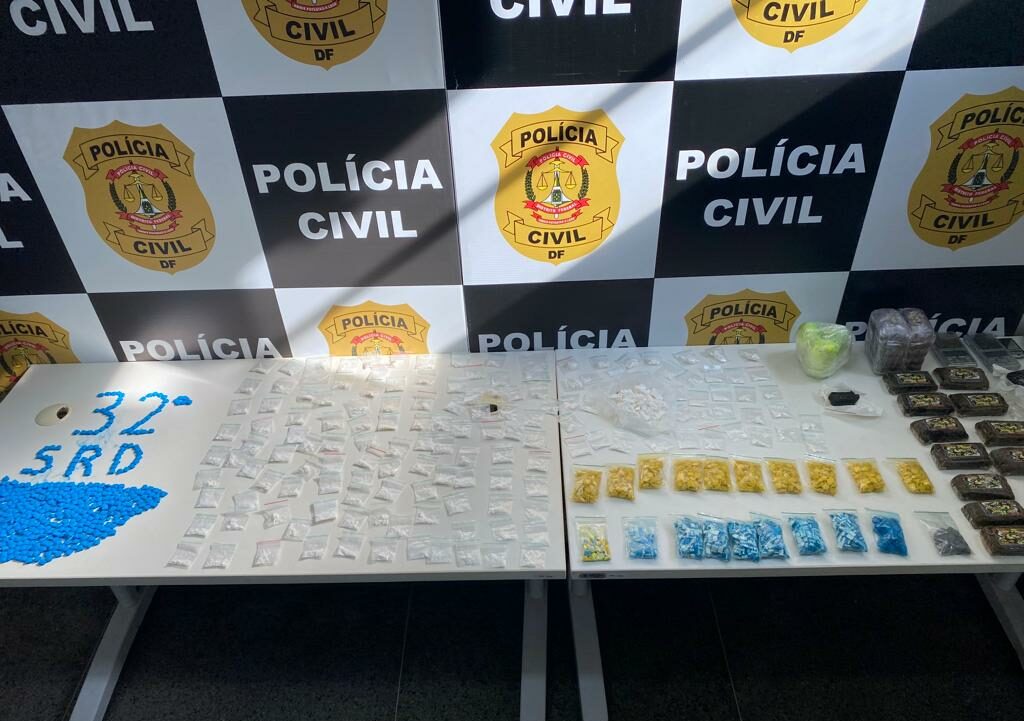 Polícia apreende grande quantidade de entorpecentes