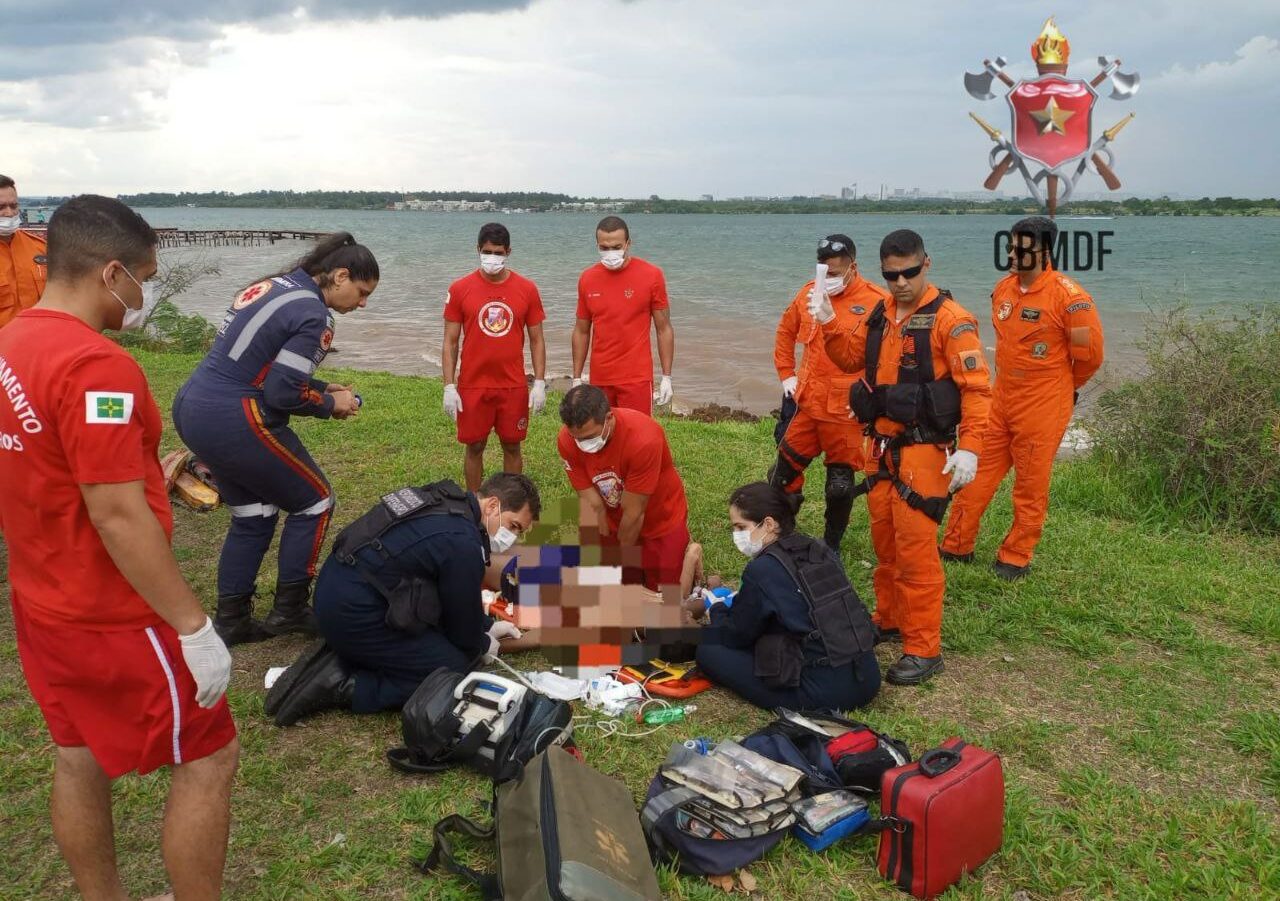 Homem se afoga no Lago Paranoá nas imediações da Ermida Dom Bosco