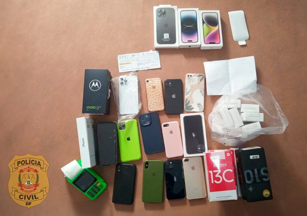 Polícia Civil apreende 45 celulares furtados