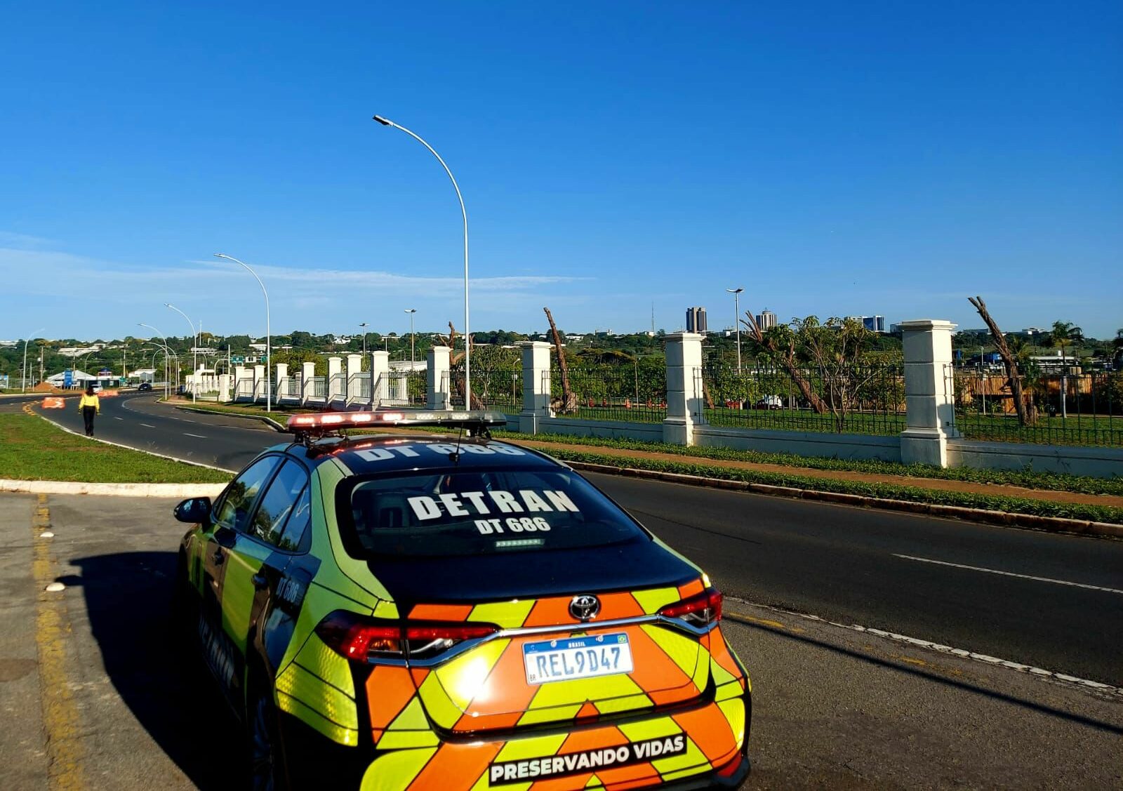 Ponte Honestino Guimarães estará bloqueada para queima de fogos