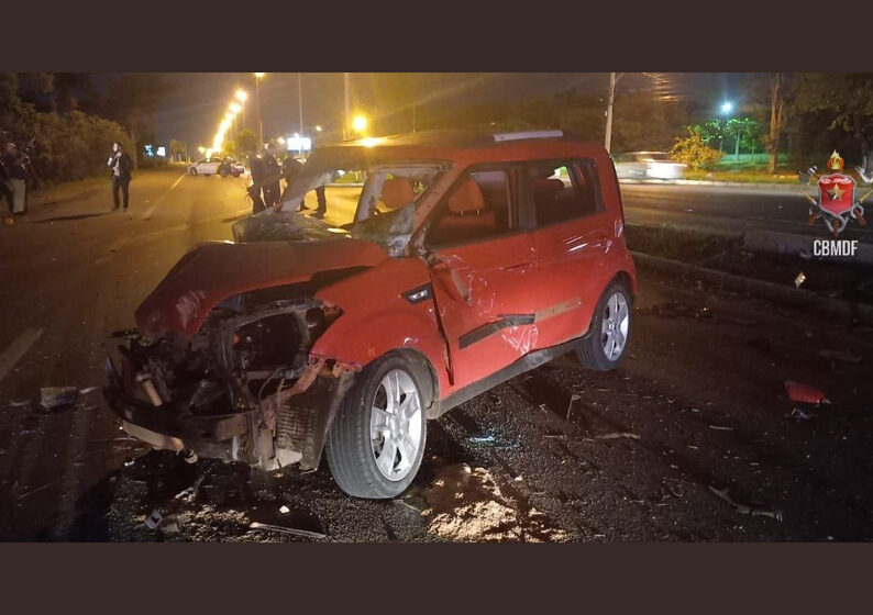 Acidente grave envolvendo dois veículos resulta em óbito no Park Way