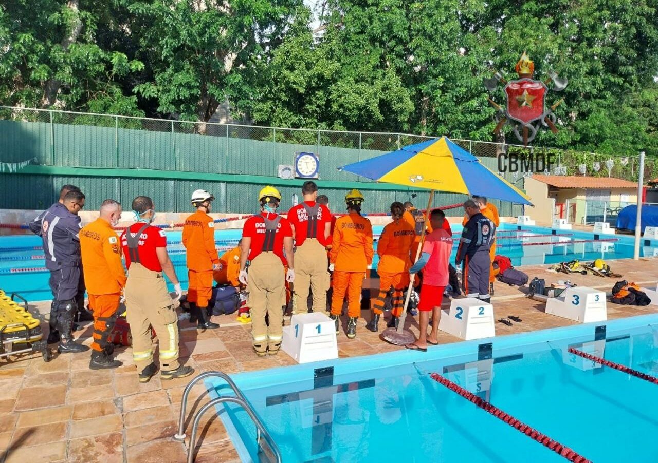 Homem de 60 anos morre em piscina de clube na Asa Sul