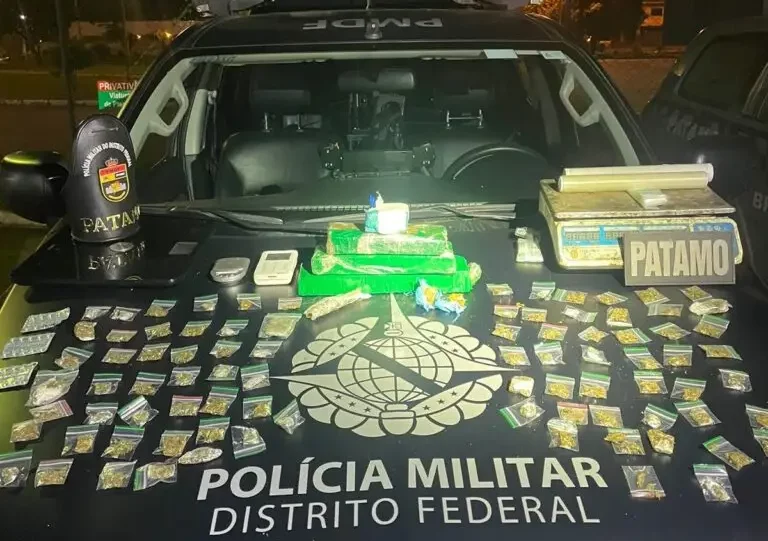 Polícia apreende grande quantidade de drogas no Riacho Fundo