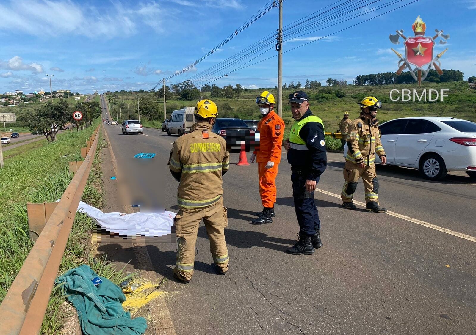 Homem morre após ser atropelado na DF 290, região de Santa Maria-DF