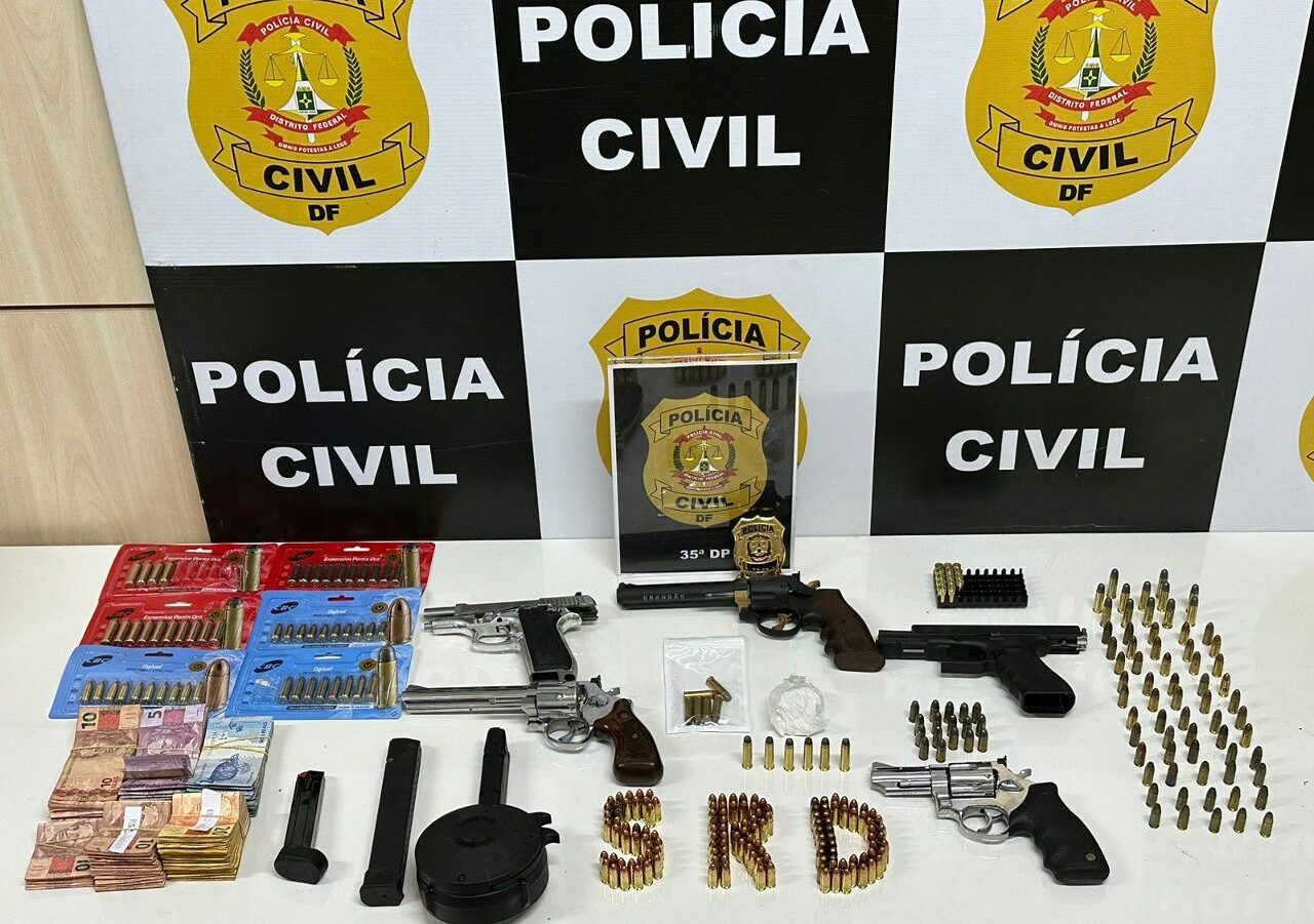 Polícia Civil do Distrito Federal prende homem por tráfico de drogas e posse ilegal de arma de fogo