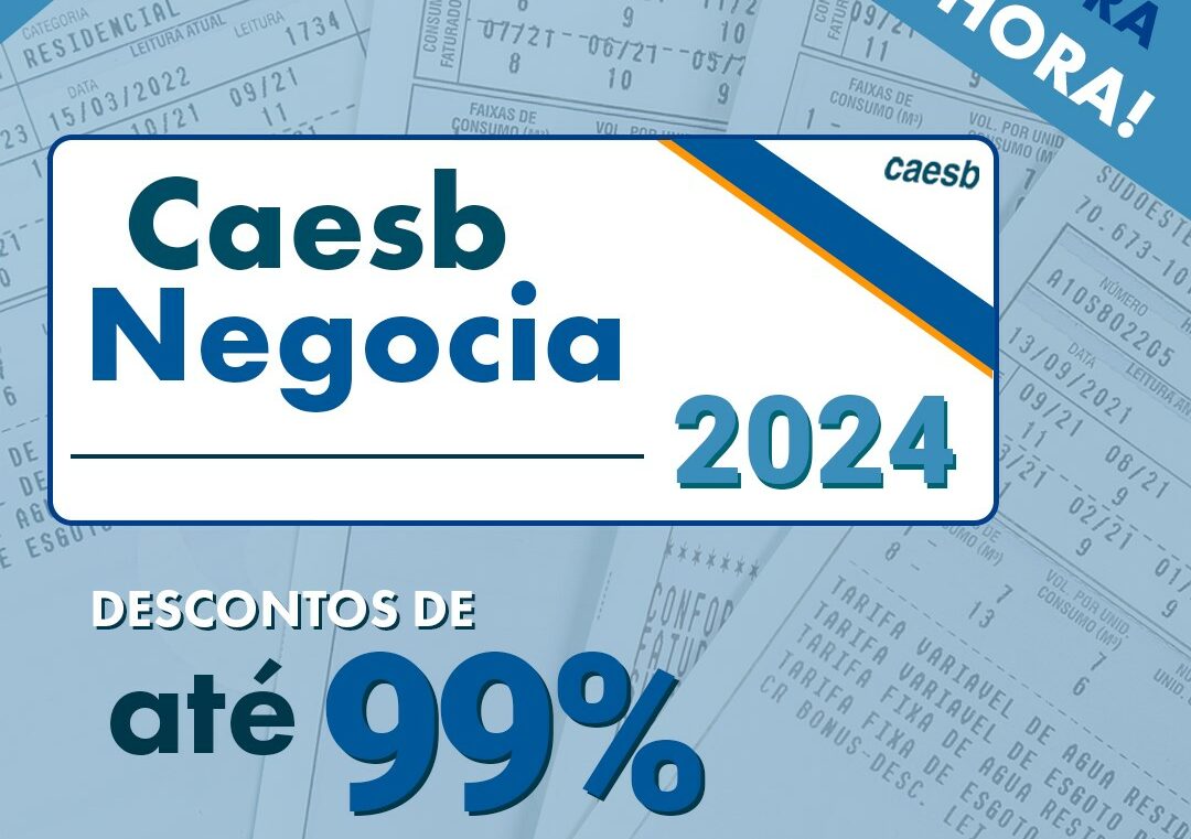 Programa Caesb Negocia segue até o fim deste mês