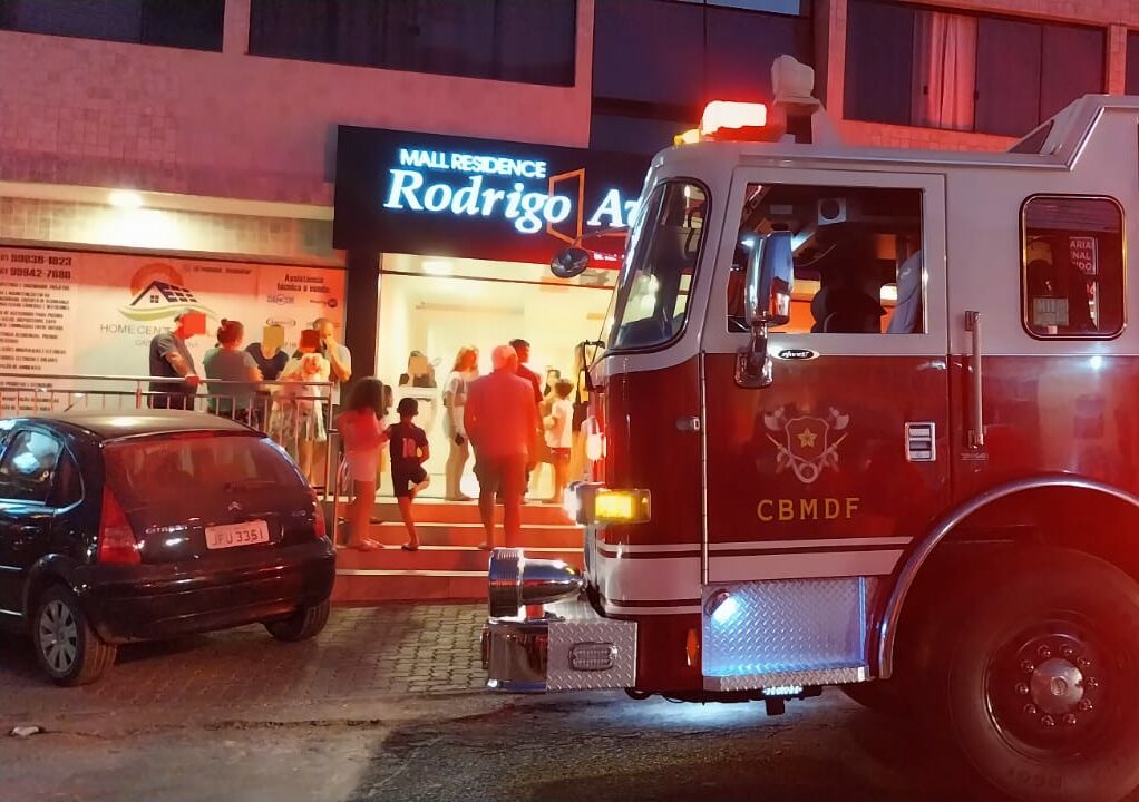 Incêndio em apartamento deixa moradores assustados na Região de Vicente Pires