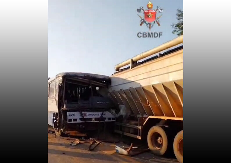 Ninguém se feriu - Foto: vídeo reprodução CBMDF