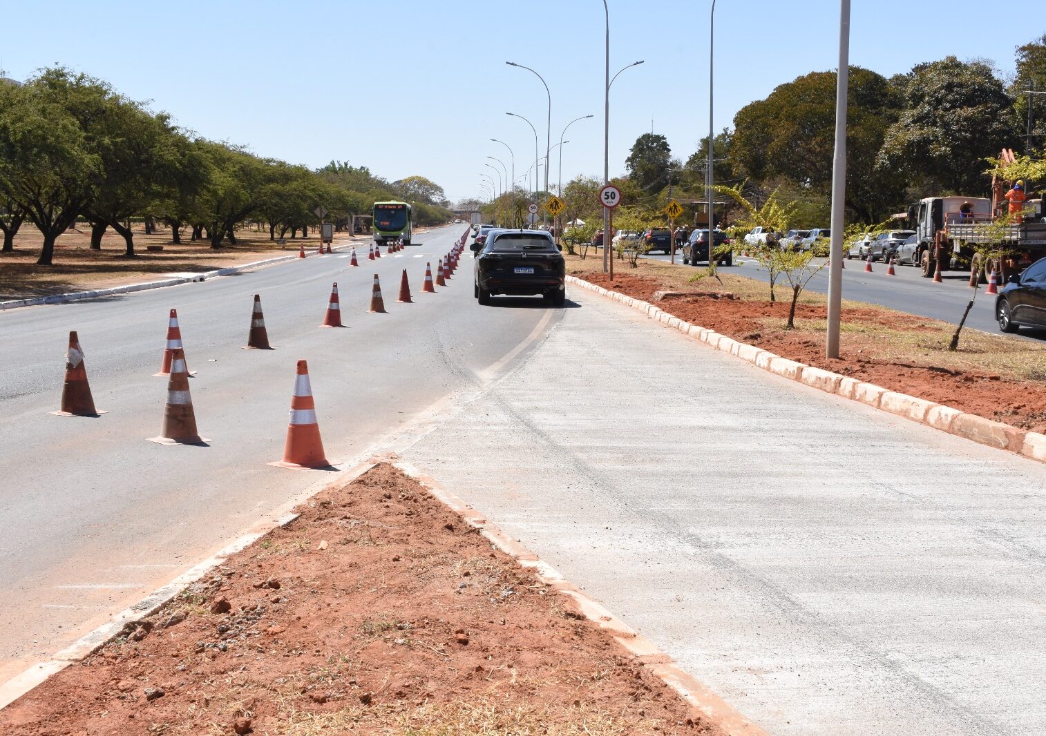 Liberação de novas faixas de rolamento será adiada para garantir a segurança dos motoristas