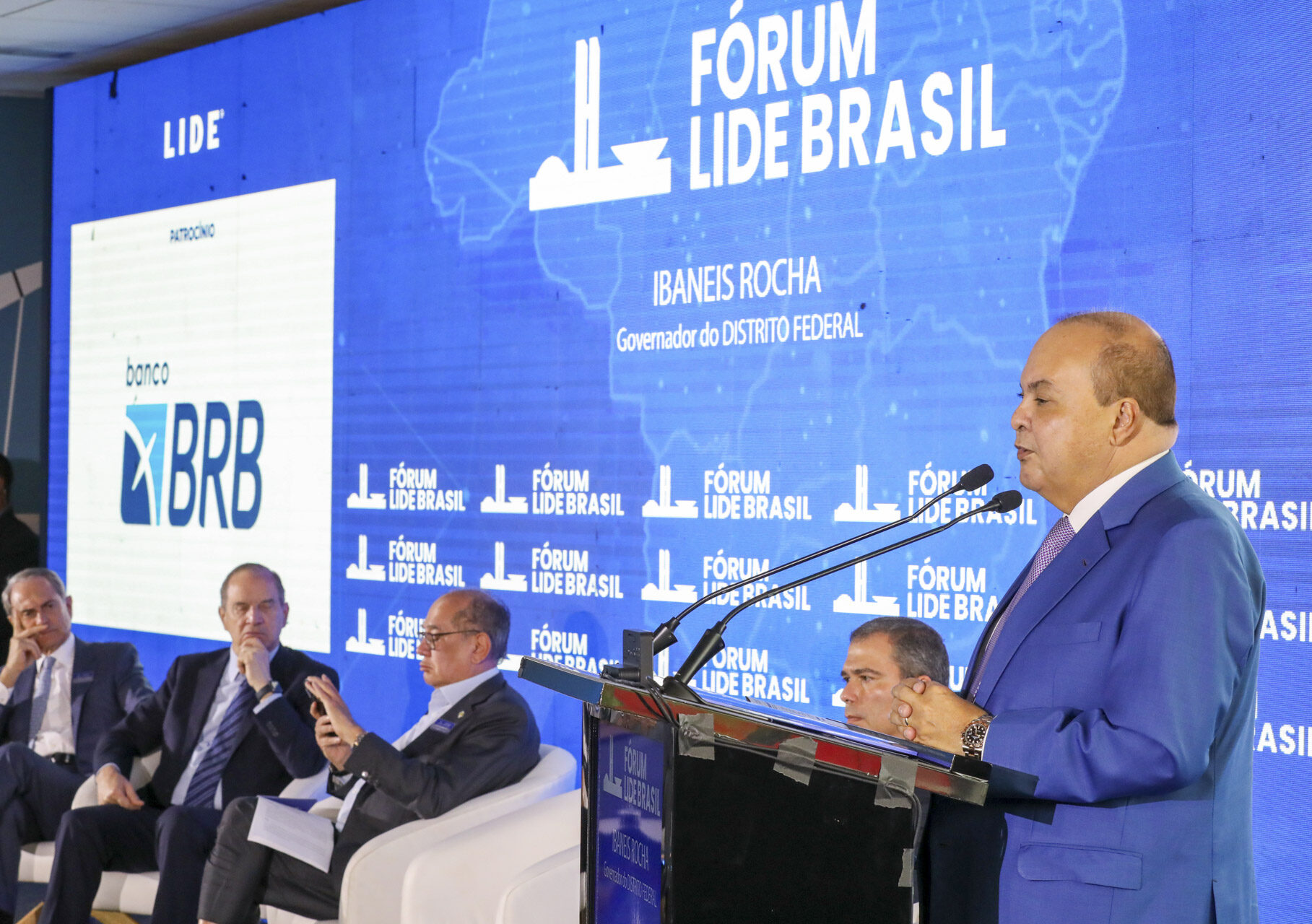 Fala ocorreu durante o evento Fórum Lide Brasil, na manhã desta quarta-feira (4), no Brasília Palace Hotel